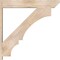Ekena Millwork Balboa Slat Smooth Outlooker, Douglas Fir, 7 1/2"W x 44"D x 44"H OUT08X44X44BOA06SDF - alternate 3